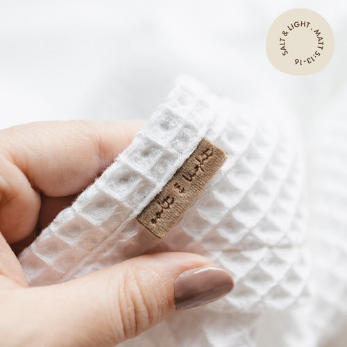 Dubbelvikt sammetsmärke - Salt & Light