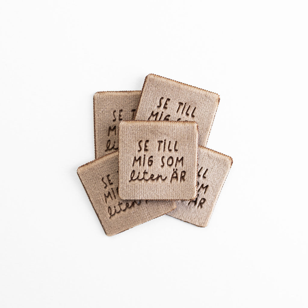 Sammetsmärke - Se till mig som liten är - 5-pack