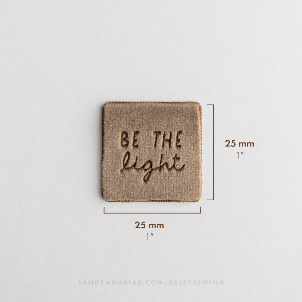 Sammetsmärke - Be the Light