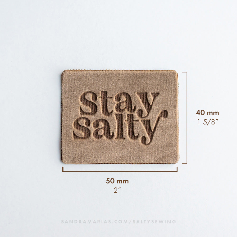 Sammetsmärke - Stay Salty