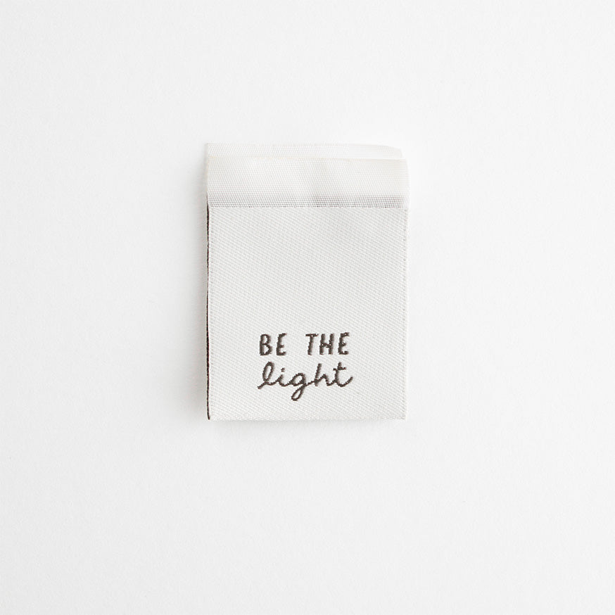 Vävt märke - Be the Light